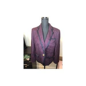 Purple blazer